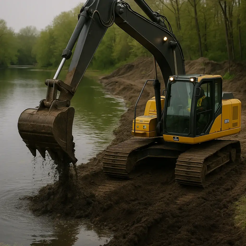 Excavation site work